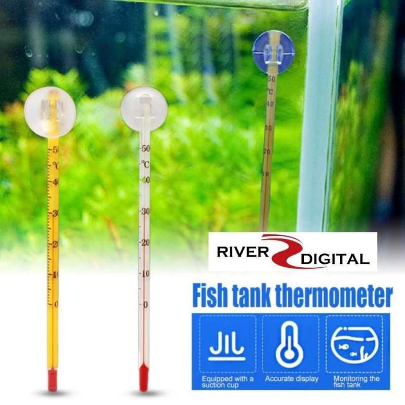 Jual Aquarium Thermometer Analog Thermo Meter / Fish Aquascape Suhu Di