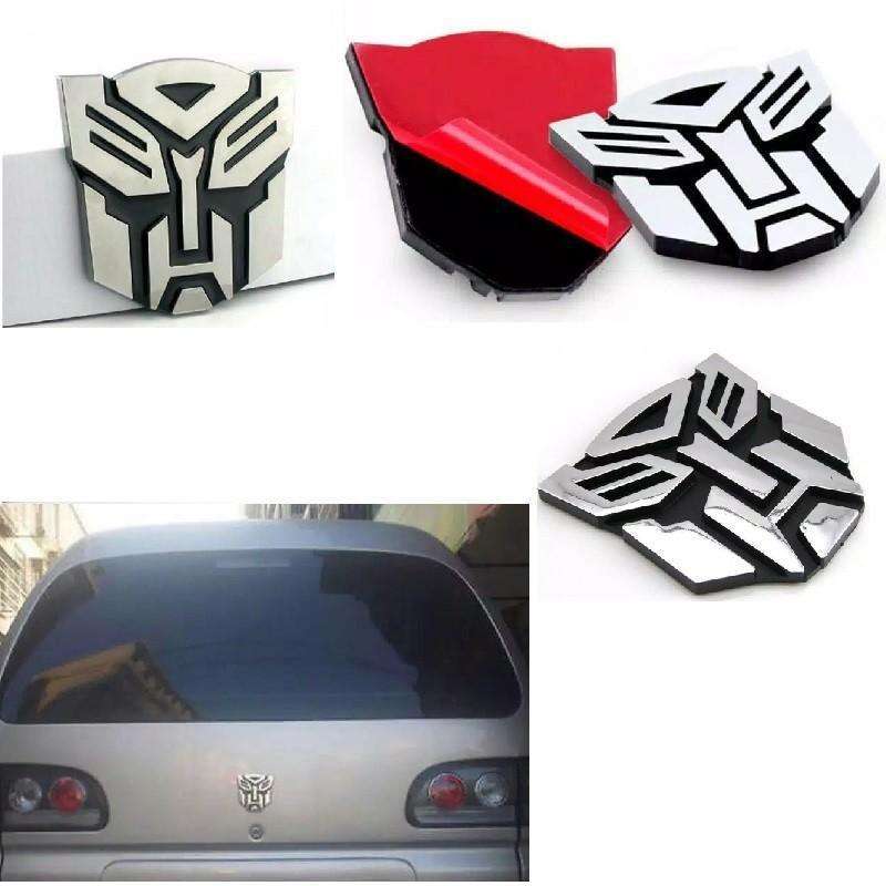 Jual Stiker sticker emblem transformers Edition 3D Warna Metal motor ...