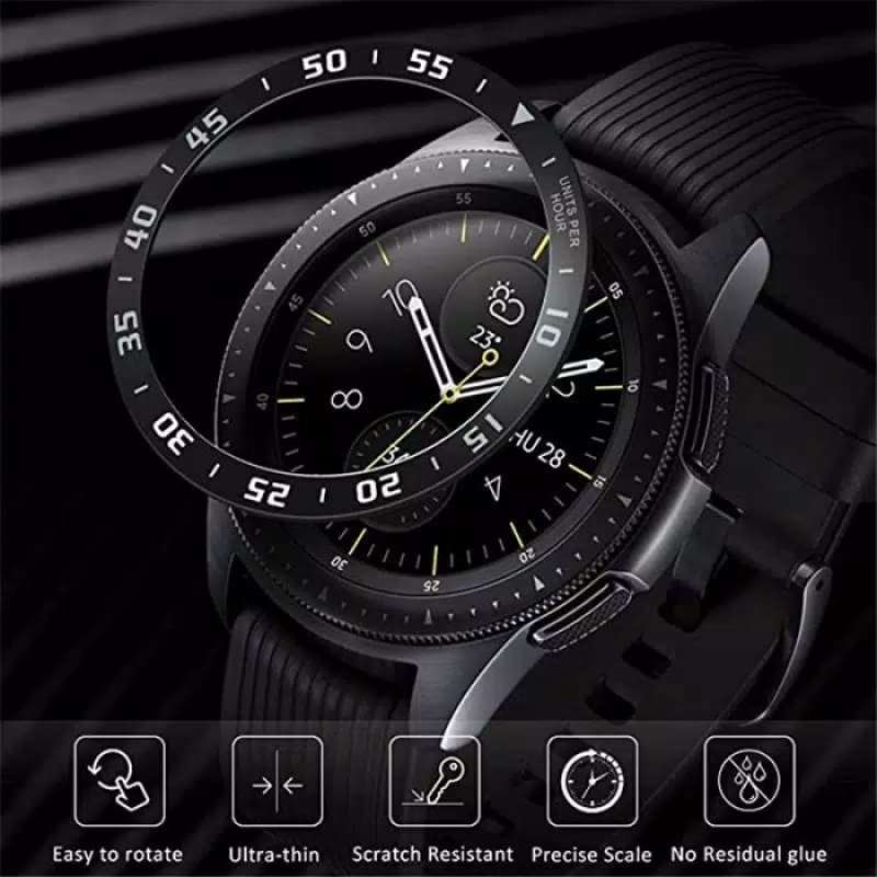 Promo Bezel Ring Watch Time Ring for Samsung Galaxy 46mm Warna Black