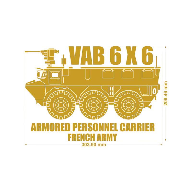 Jual Kyle Vab 6x6 French Army Apc Cutting Sticker Di Seller Kyle ...