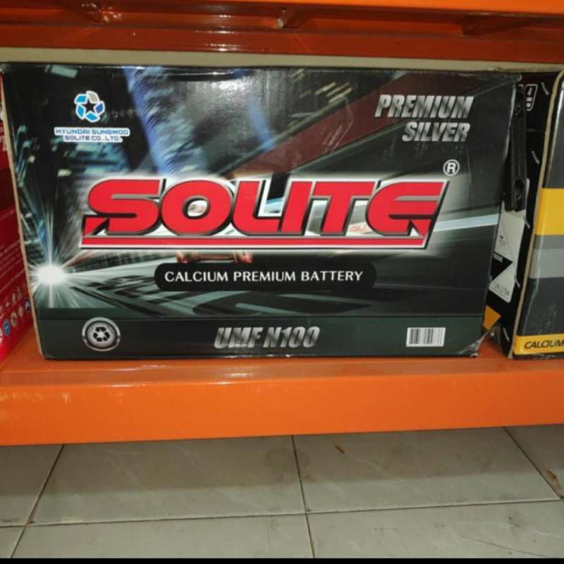 Jual Aki Dyna/ Solite N100 Maintenance Free/ Aki kering 12V 100AH di