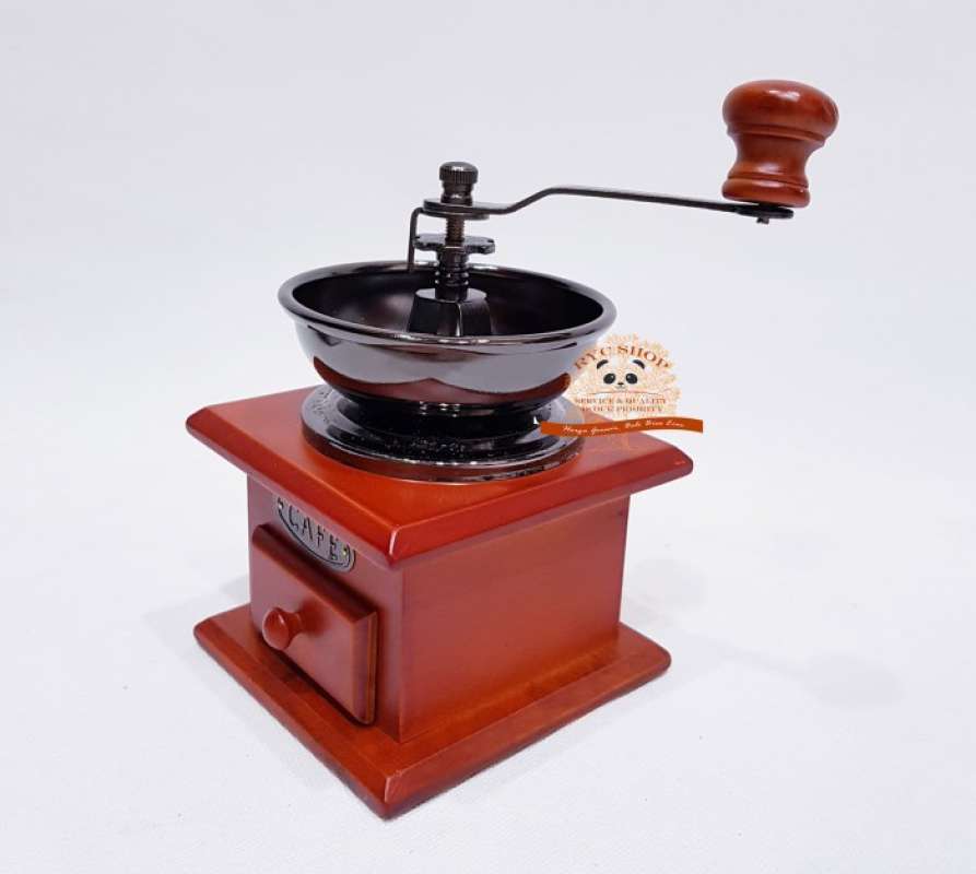Jual Coffee Grinder Wood ( kayu ) Manual / Alat Penggiling Kopi Kayu