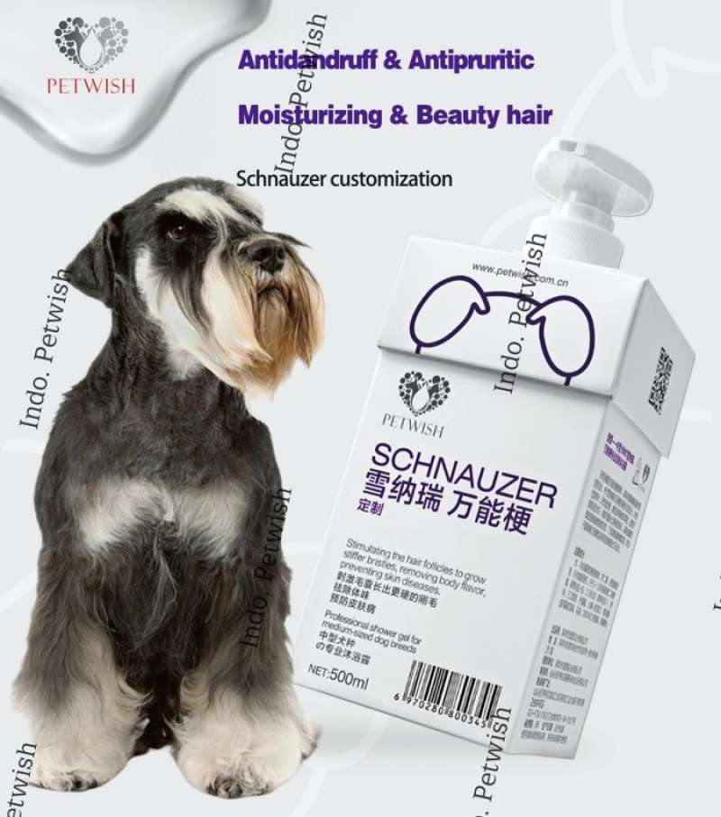 Promo Petwish Shampoo Anjing 500ML Schnauzer Dog Shampoo Diskon 13