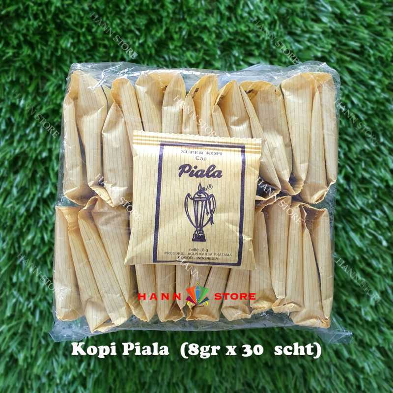 Promo KOPI CAP PIALA MINI ISI 30 SACHET x 8 GRAM TANPA GULA KOPI KHAS