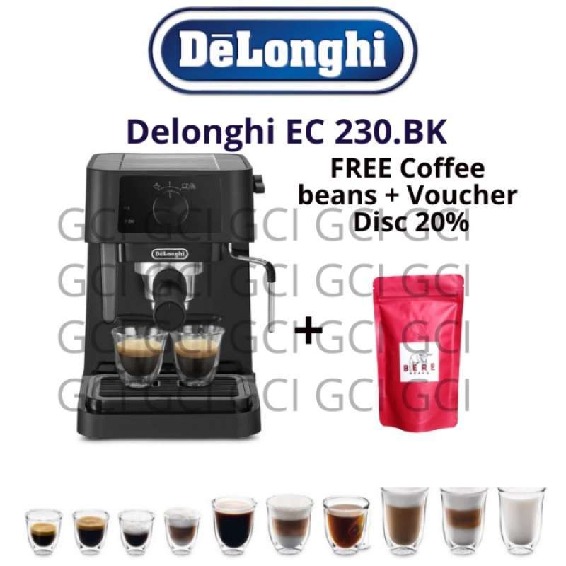 Promo DeLonghi EC 230.BK Stilosa Coffee Maker Espresso/Mesin Kopi EC230