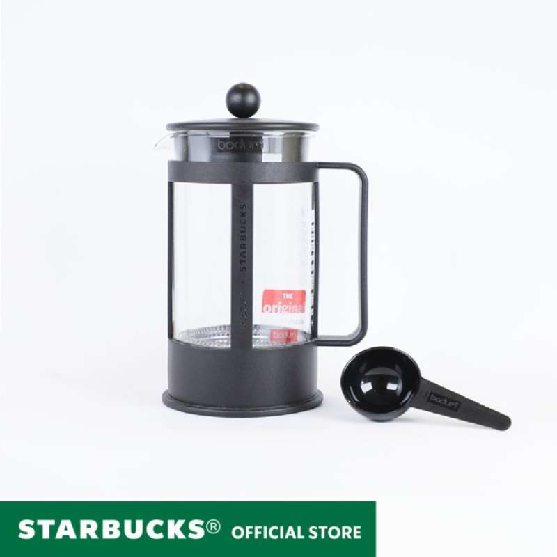 Jual Starbucks Bodum French Press Steel Non Recycle 8Cup (12FL) Brew di