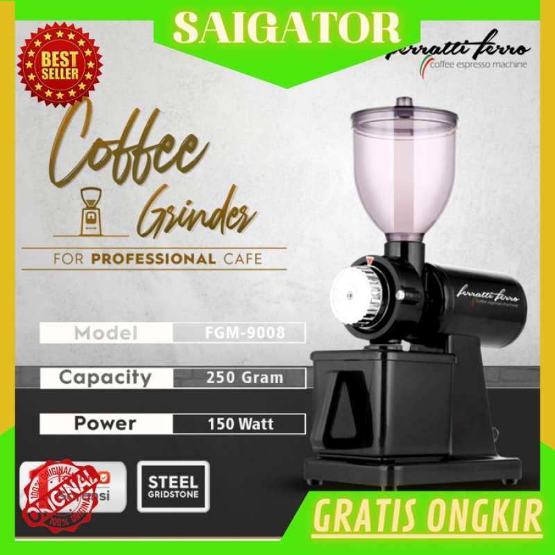 Jual Grinder Kopi Espresso Ferratti Ferro Grinder Machine Fgm9008