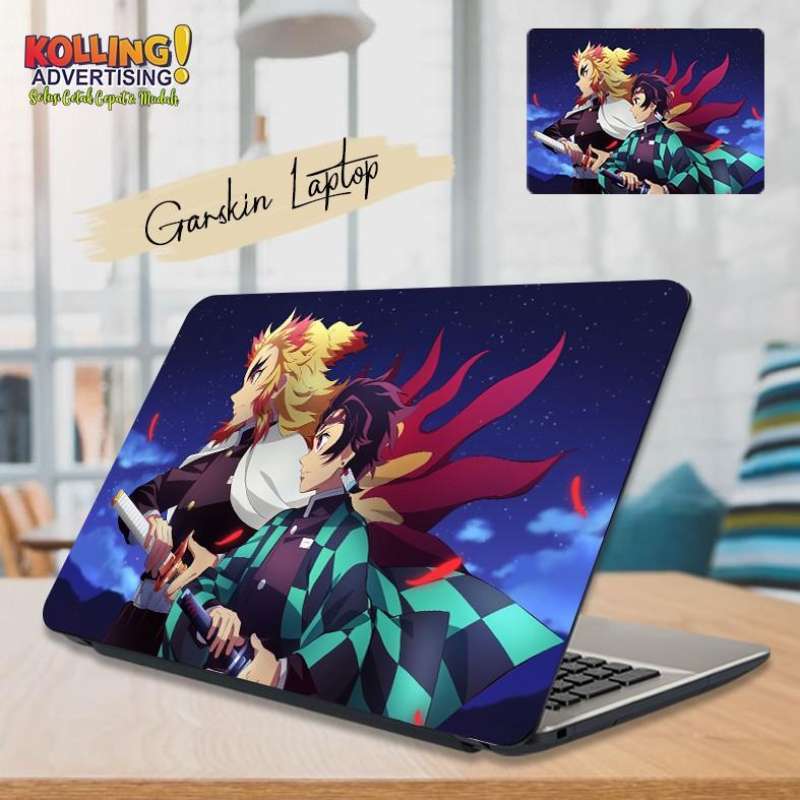 Jual Garskin Laptop kyojuro rengoku and tanjiro Kamado Skin / Stiker ...
