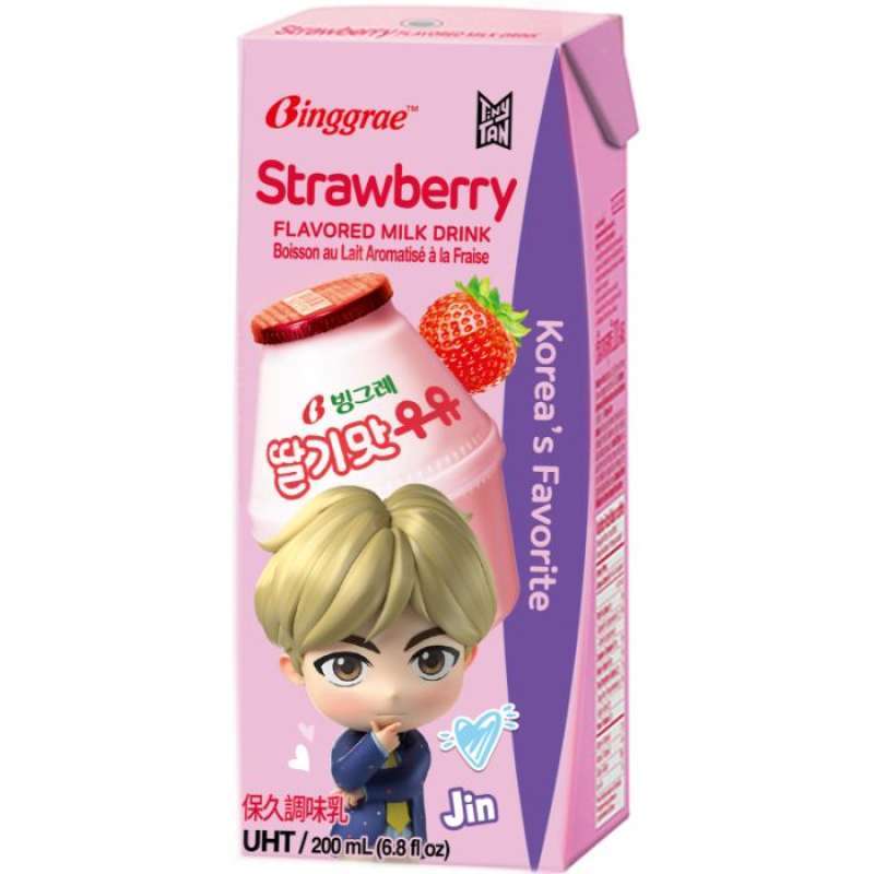Promo Binggrae Special Edition Bts Rasa Strawberry [200 Ml] Halal ...