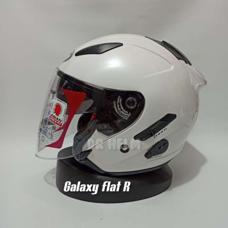 Promo HELM KYT GALAXY SLIDE POLOS PUTIH Diskon 23 di Seller Motorpart