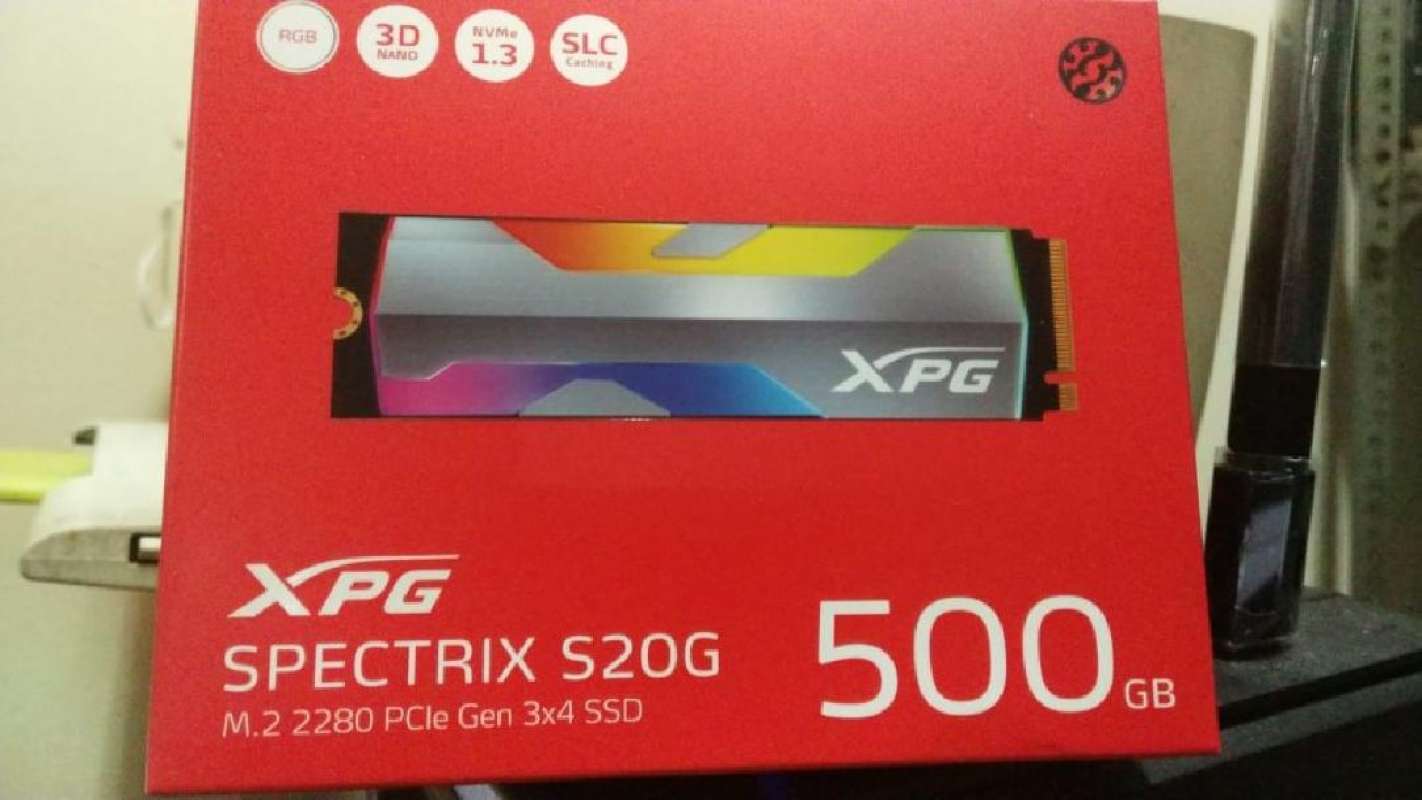 Jual ADATA SSD XPG SPECTRIX S20G 500GB NVME M.2 2280 PCIe Gen3 x4 RGB ...