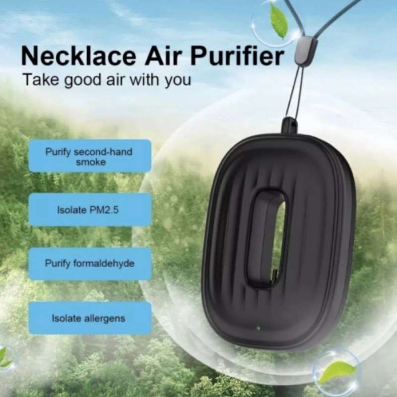 Promo Personal Air Purifier necklace portable kalung pemurni udara ion