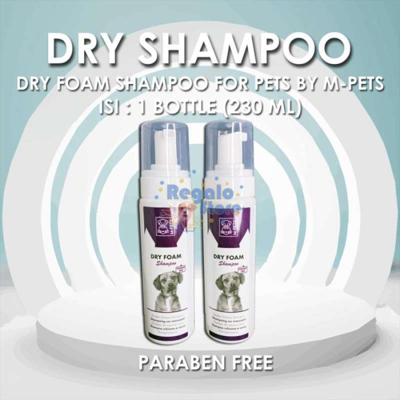 Jual SHAMPOO KERING UNTUK HEWAN DRY FOAM SHAMPOO BY MPETS di Seller