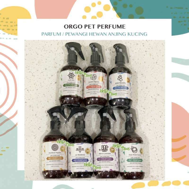 Jual Orgo Pet Perfume Deodorizer Spray Parfum Pewangi Anjing Kucing