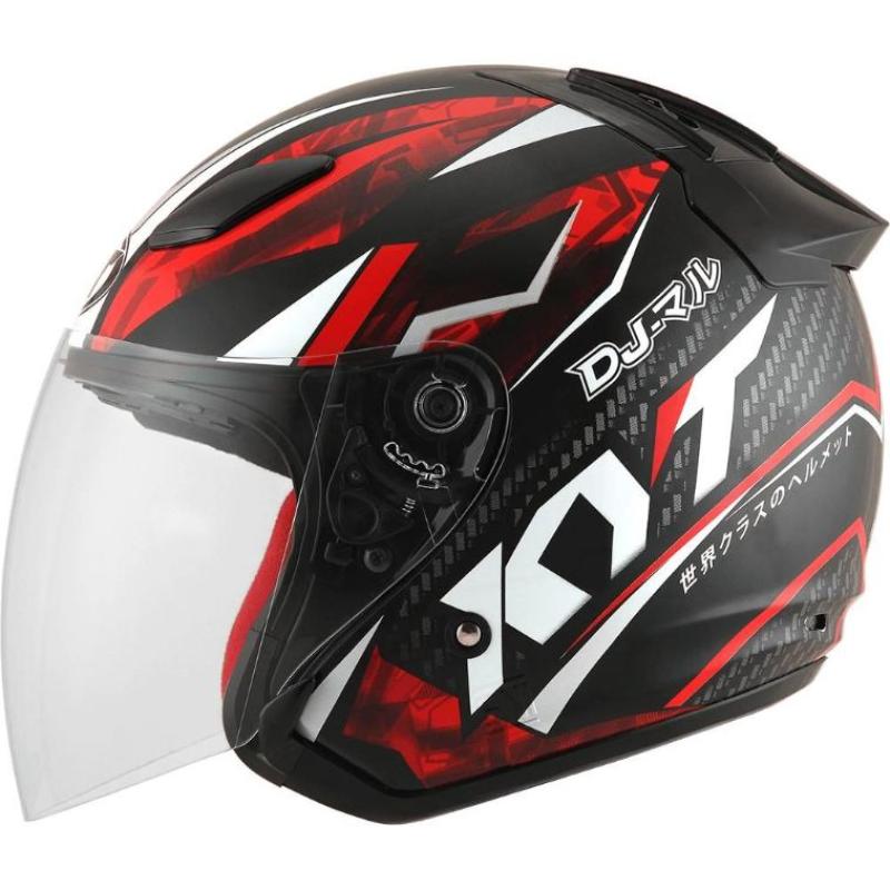 Jual Kyt Dj Maru 15 Half Face Helm Black Red M Di Seller Pake Helm