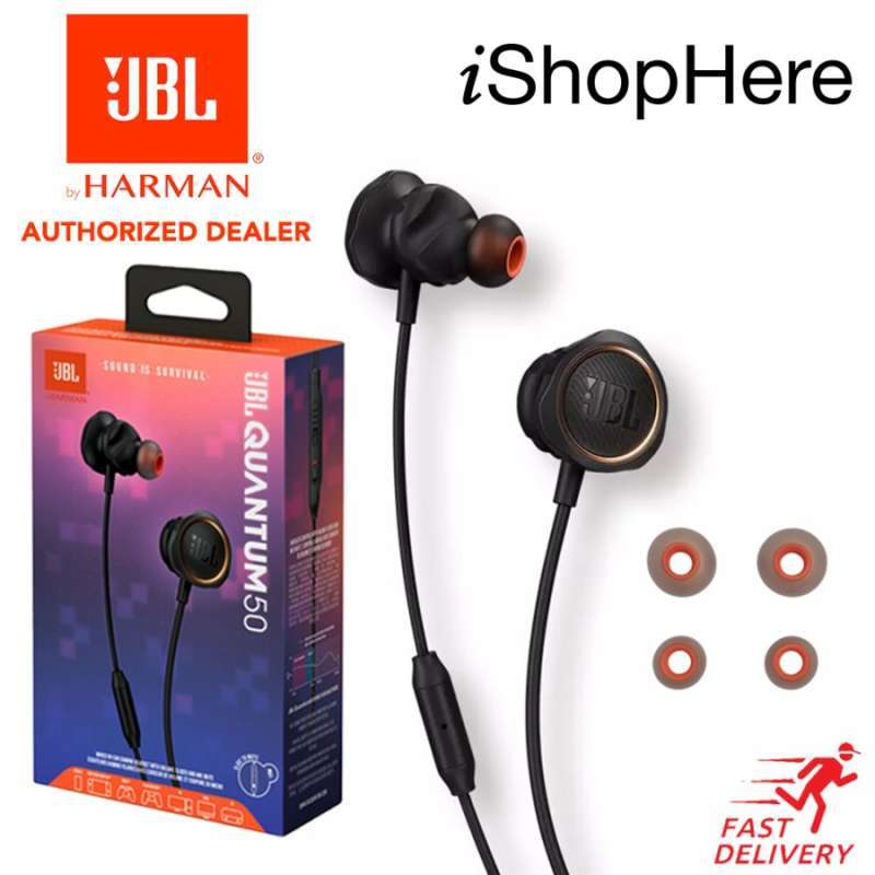 Jual Earphone JBL Quantum 50 Headset Gaming Wired inEar di Seller