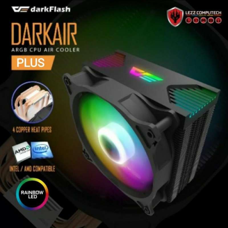 Jual AIGO DARKFLASH DARKAIR PLUS ARGB Air CPU Cooler 155mm Intel