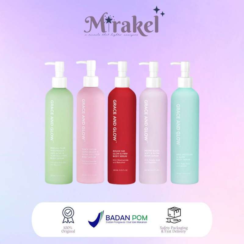 Jual Grace and Glow Body Lotion / Serum All Variant di Seller Mirakel
