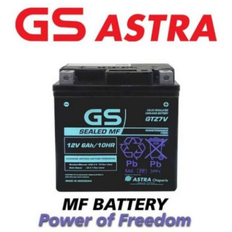 Jual AKI MOTOR YAMAHA N-MAX AEROX 155 GS ASTRA GTZ7V ORIGINAL ASTRA AKI
