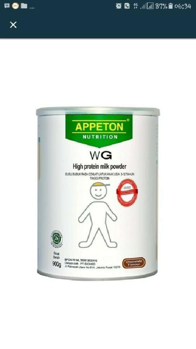 Jual Appeton Weight Gain Child coklat 900 gram murah grosir di Seller