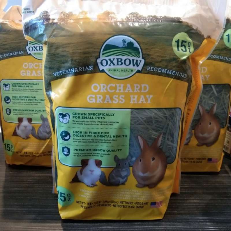 Promo OXBOW ANIMAL HEALTH(orchard grass hay)15oz(425g) Diskon 23 di