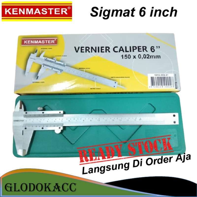 Jual Sigmat Original KENMASTER 6 INCH Vernier Caliper jangka sorong di