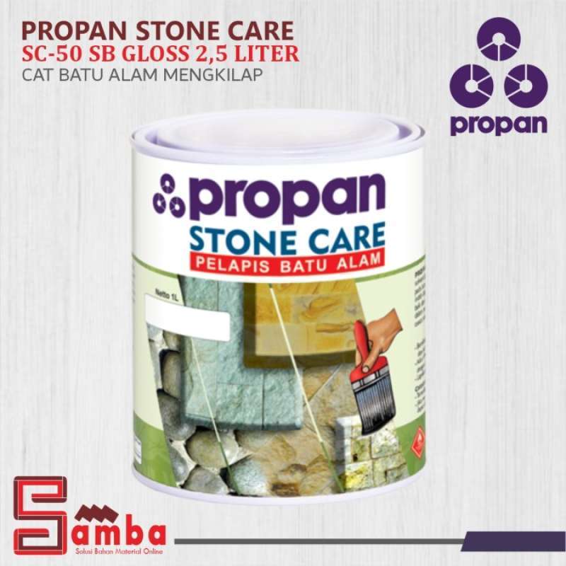 Promo Propan Stone Care Sc-50 Sb Gloss-2,5 Liter / Cat Batu Alam