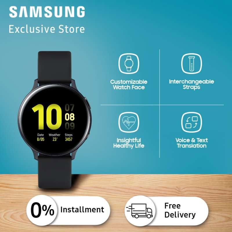 âˆš Samsung Galaxy Watch Active2 Aluminium Smartwatch [40 Mm] Terbaru