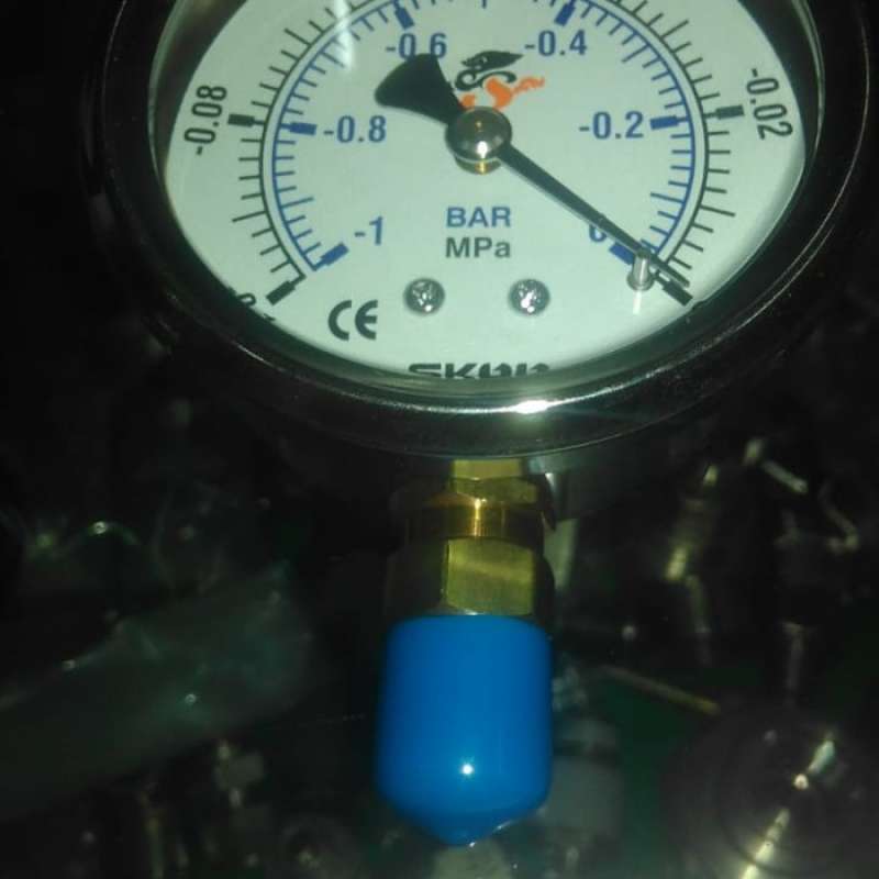 Promo VACUUM GAUGE 0,1 MPA /PRESSURE GAUGE 0,1 BAR (2 1/2) NPT 1/4