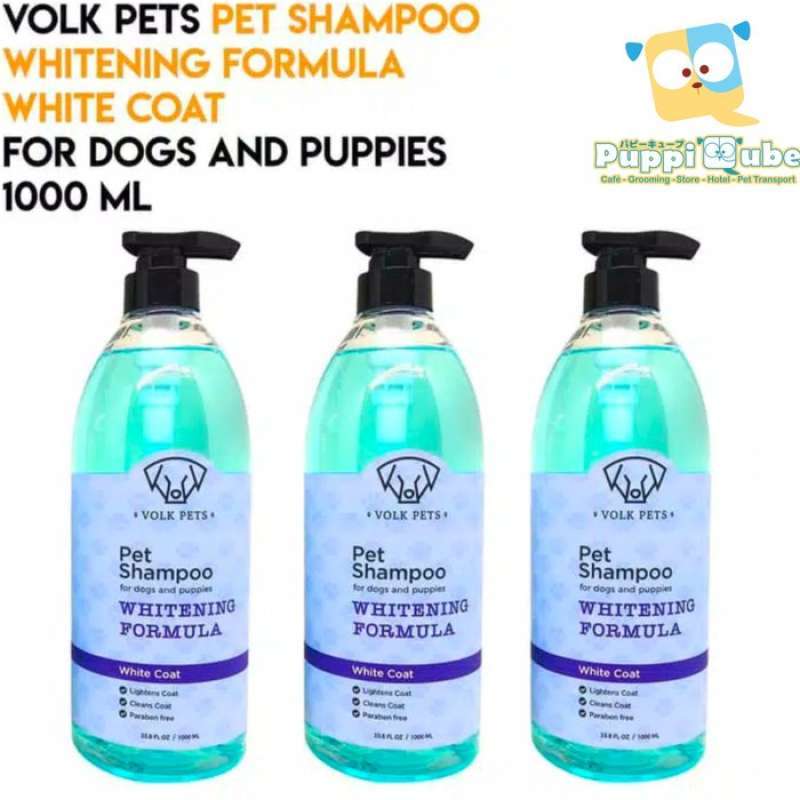 Promo Volk Whitening Formula Dog Shampoo 1Liter Dog Puppy Shampoo Diskon 17 di Seller Hafizh