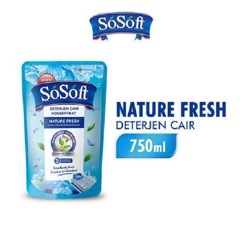 Jual So Soft detergent nature fresh 750ml di Seller AnekaJaya