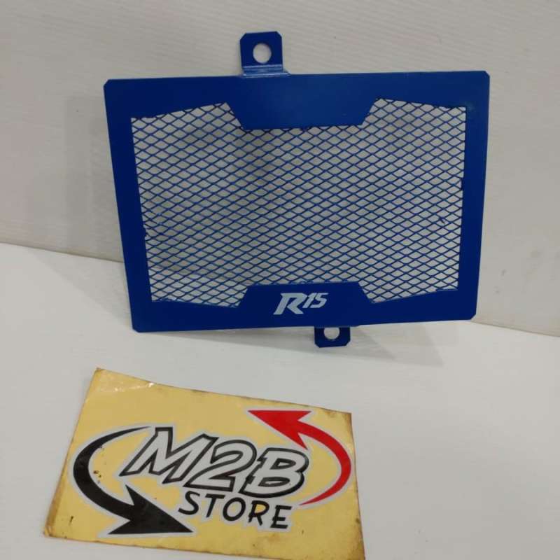 Jual Tutup Radiator Yamaha R15 V2 Model Jaring Biru Blue di Seller M2B