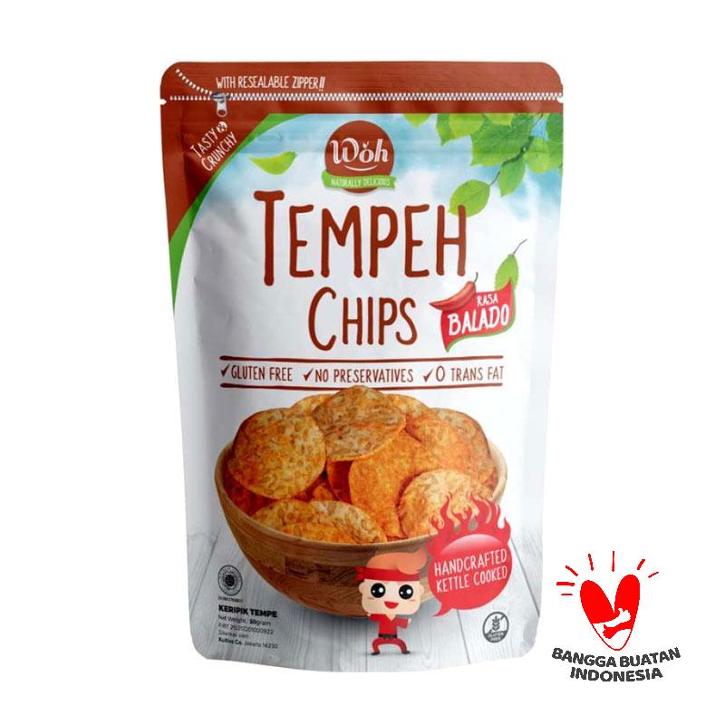 Jual WOH Rasa Balado Tempeh Chips [50 g] di Seller Indonesia Mall