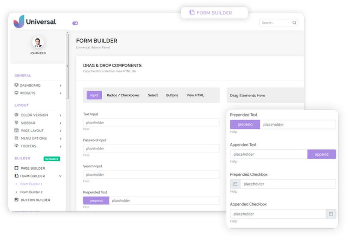 Jual Bootstrap 5 - Universal V1.4 | Premium Html Admin Dashboard ...