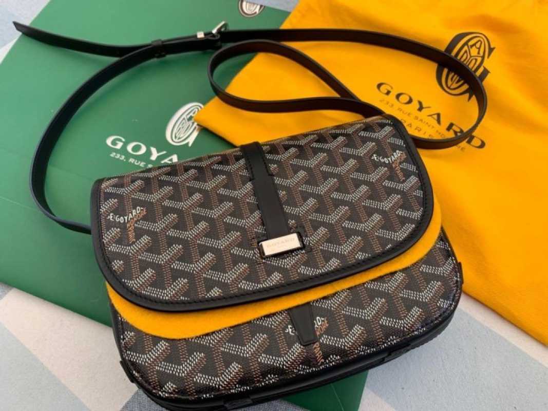 Jual Goyard Belvedere PM II Bag Crossbody in Black Ready Stok di Seller