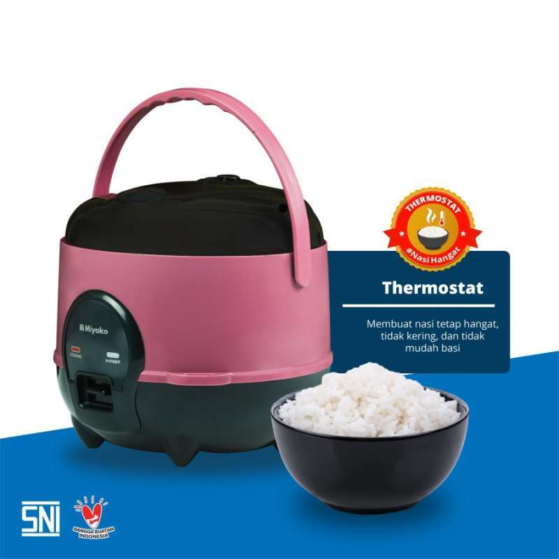 Promo Miyako Rice Cooker / Magic Com Mcm 606 / Mcm-606 B Sbc (0,6 Liter ...