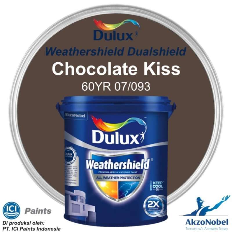 Jual CAT DULUX WEATHERSHIELD 20 LT CHOCOLATE KISS 60YR 07/093 di