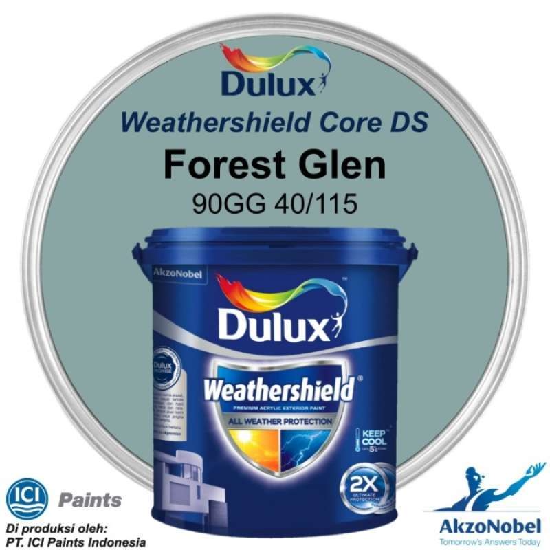 Jual CAT DULUX WEATHERSHIELD 20 LT FOREST GLEN 90GG 40/115 di Seller DULUX Exclusive Store