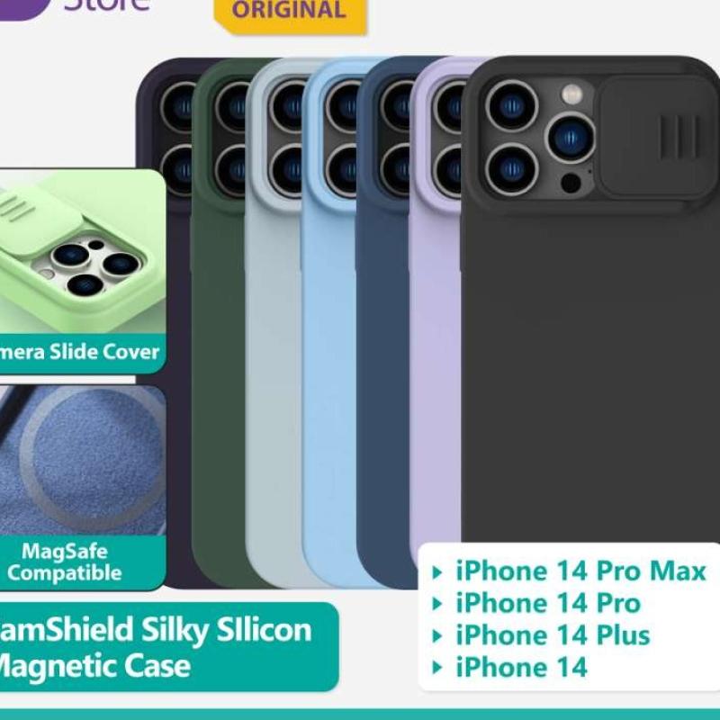 Jual Case iPhone 14 / Plus / Pro / Pro Max Nillkin CamShield Silky