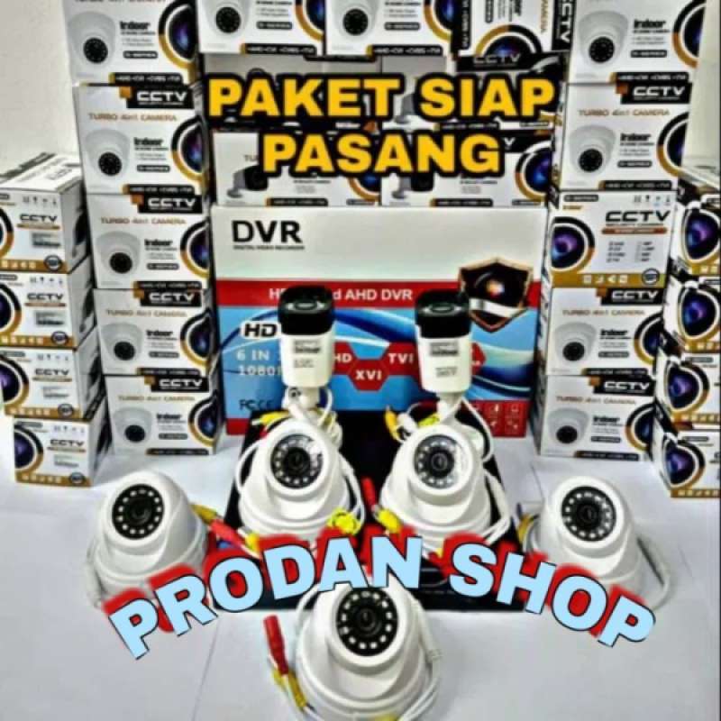 Promo Paket Cctv Online 1080p 4mp 7 Kamera Cctv Dvr 8 Ch 8 Channel ...