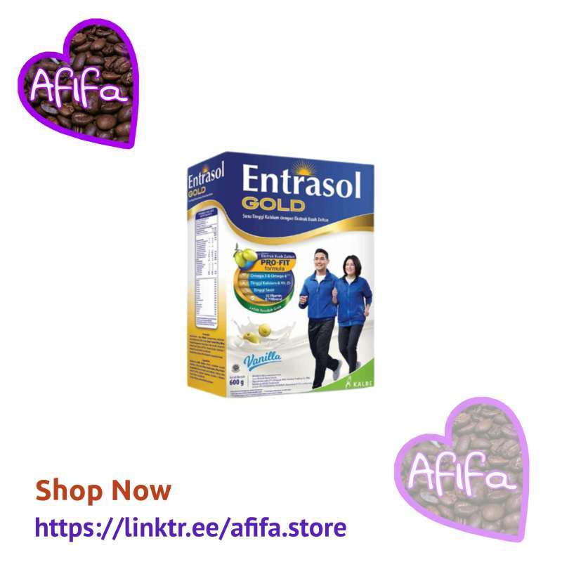 Promo Entrasol Vanila Gold Pro Fit Susu Formula [600 g] Diskon 14% di ...