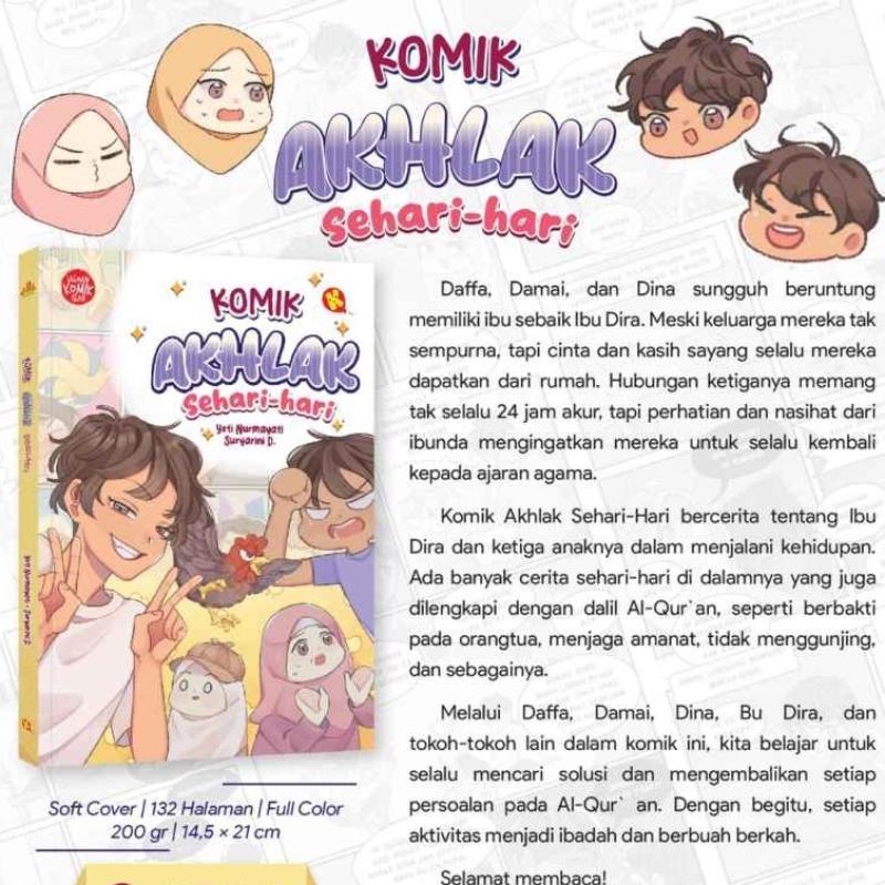 Promo Komik Islami Akhlak Sehari-hari Buku Cerita Bacaan Anak Muslim ...