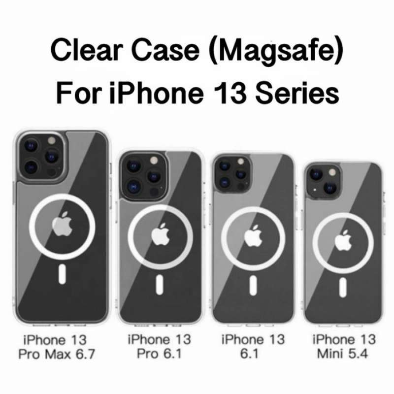 Promo Case iPhone 13 Pro Max 13 Pro 13 Mini Clear MagSafe iPhone 13