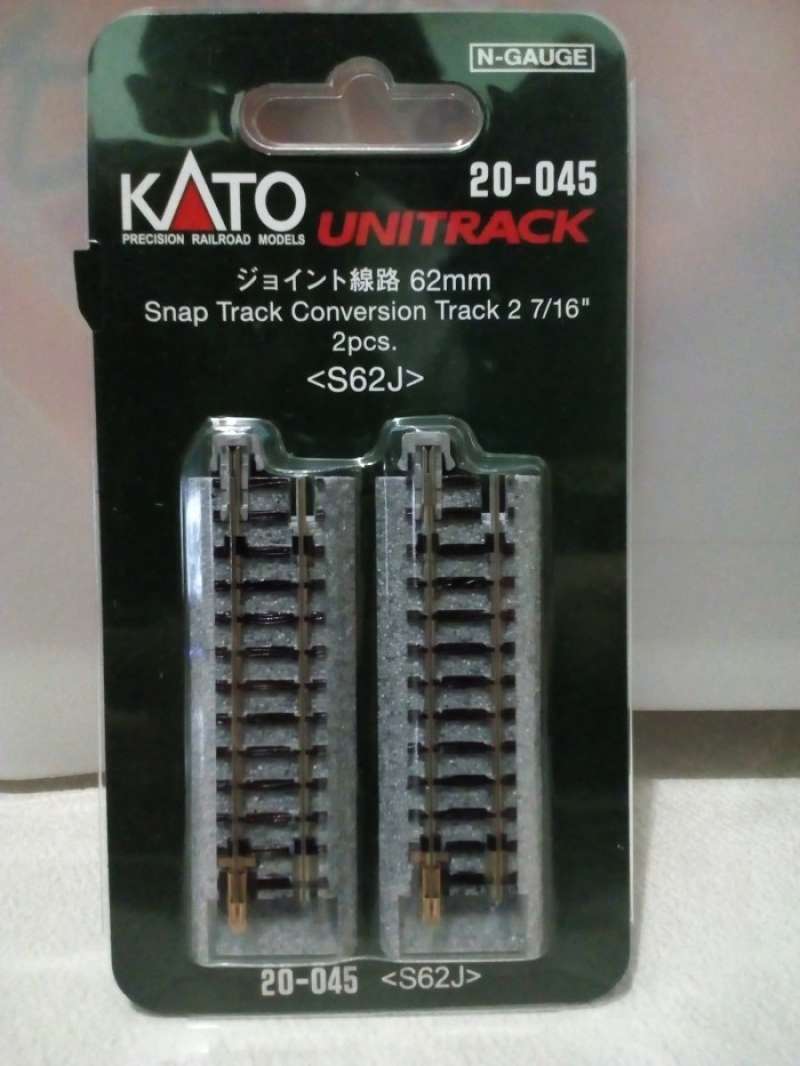 Promo KATO 20-045 UNITRACK SNAP TRACK CONVERSION TRACK 62MM N SCALE 1/ ...