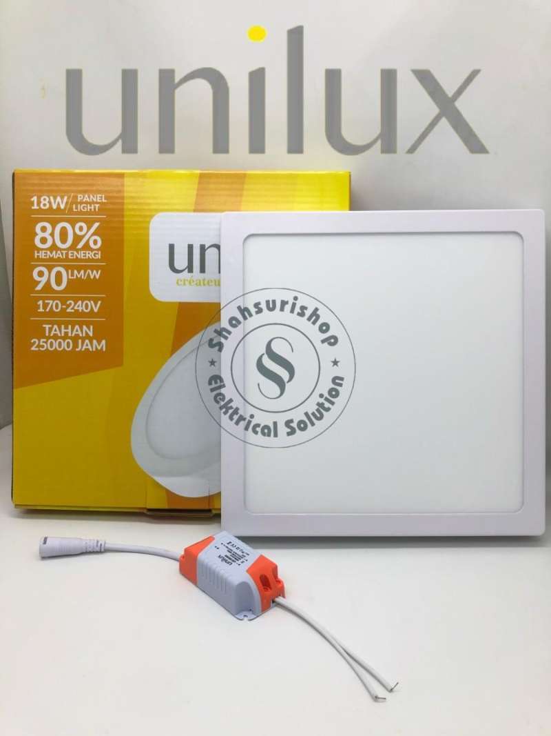 Jual LAMPU DOWNLIGHT LED PANEL OB OUTBOW KOTAK 18W 18 W WATT UNILUX di