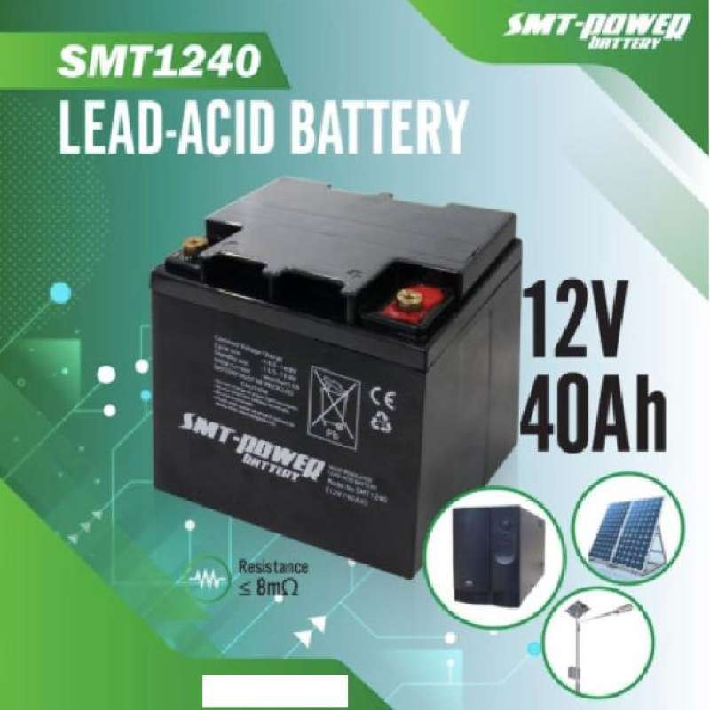 Jual BATTERY UPS / AKI KERING / BATERAI VRLA SMT 12V 40AH di Seller CGS