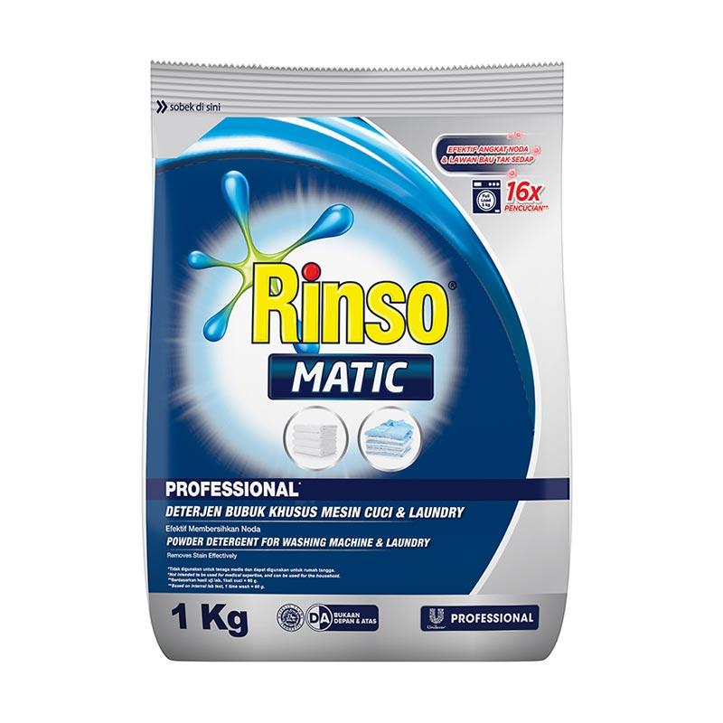 âˆš Rinso Matic Powder Detergent Professional [1 Kg] Terbaru