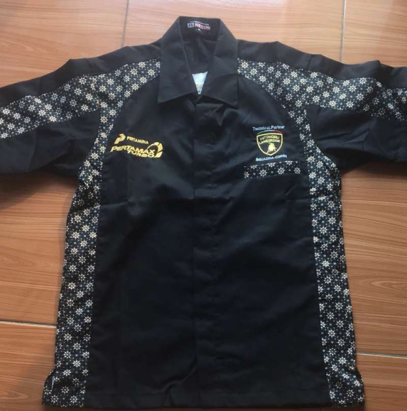 Promo KEMEJA PERTAMAK TURBO MOTIF BATIK COKLAT PUTIH - Semua Ukuran