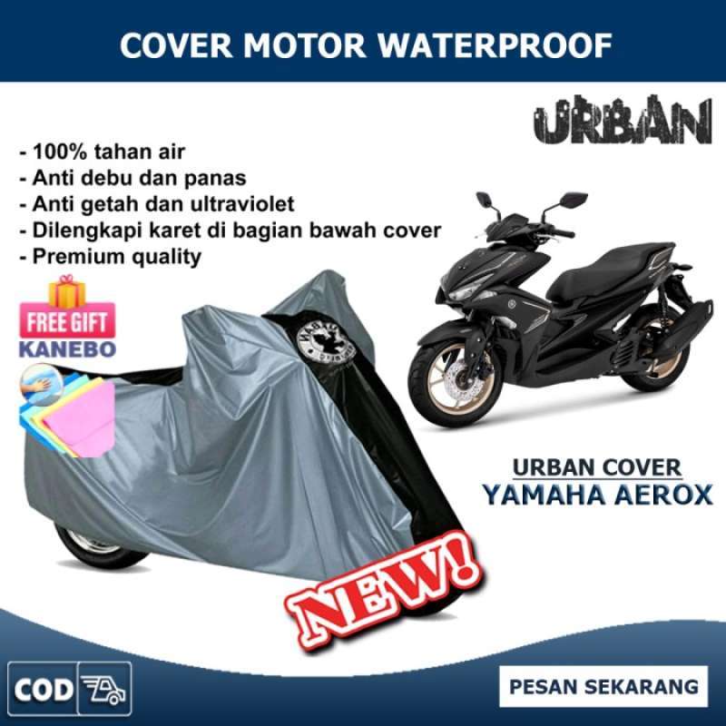 Jual [Free Kanebo] Cover Motor Yamaha Aerox Urban Jumbo 100 Waterproof