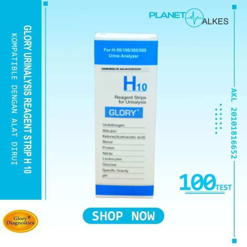 Urine Analyzer Strip Glory Lengkap Harga Terbaru April 2024 | Blibli